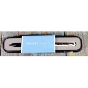 Draper James Ballpoint Pen with Black Ink‎ in Floral Tin Case